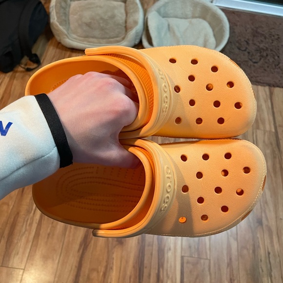 I am selling orange crocs, size 8 women’s, condition 9/10 and clean - Picture 3 of 3
